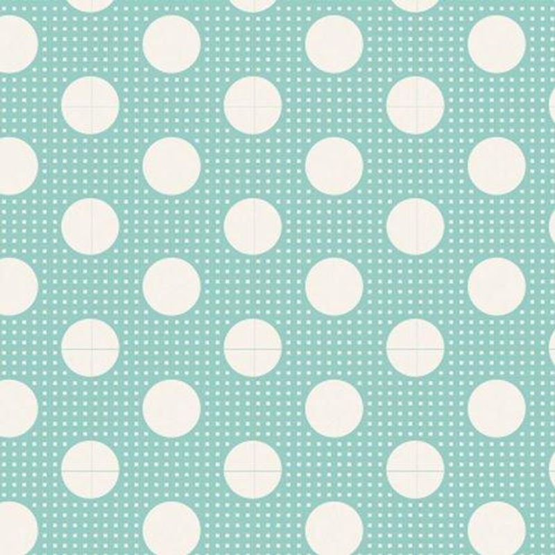 Dots - teal 