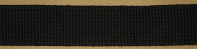 Hovedbilde Webbing - svart  4cm bred - ...