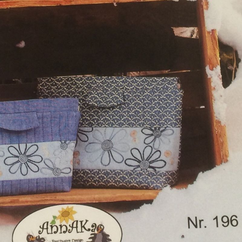 utsolgt Til ting og tang - matrpk Mønstret blå