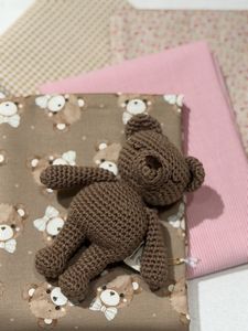 Bamsekos - stoffpakke med 4x50cm