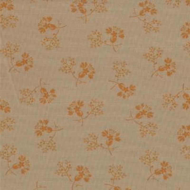 30cm-Beige med orange blomster  