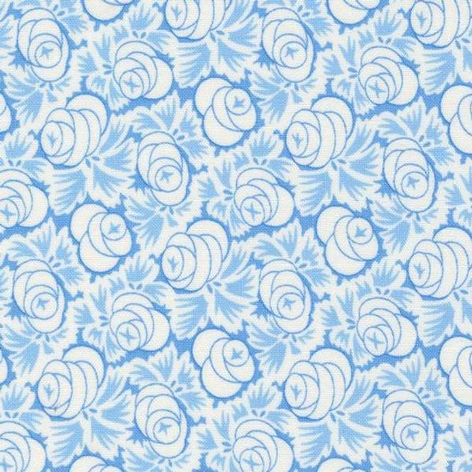 Hovedbilde Denim  Daisies Blå roser tett ...