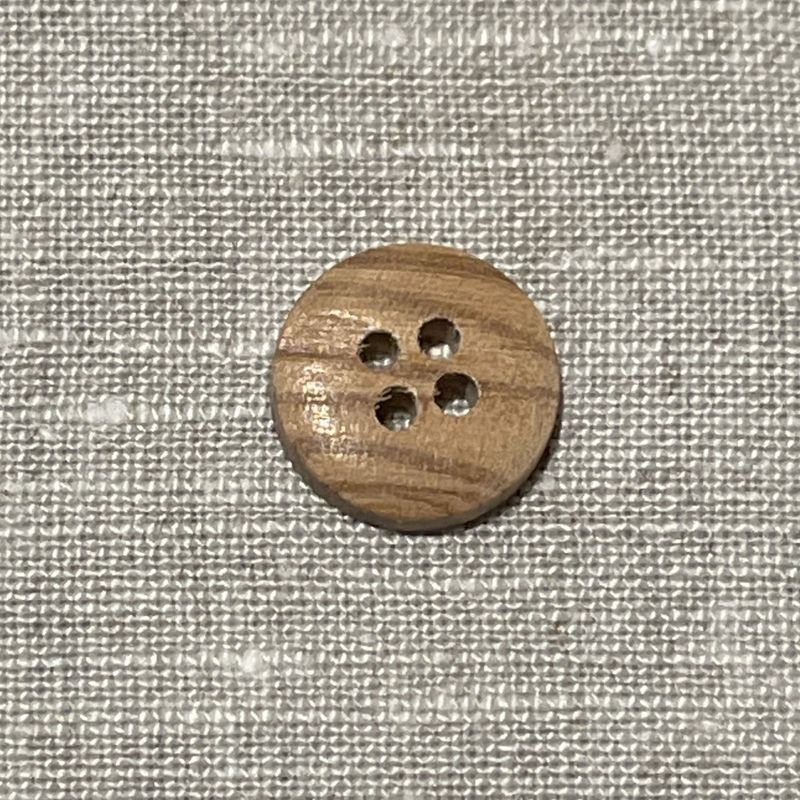 Treknapp slett  - 12mm i diameter