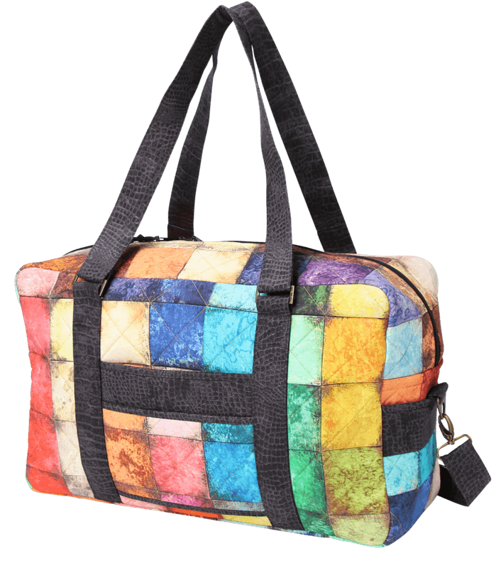 Til inspirasjon - bag sydd med kult mosaic stoff