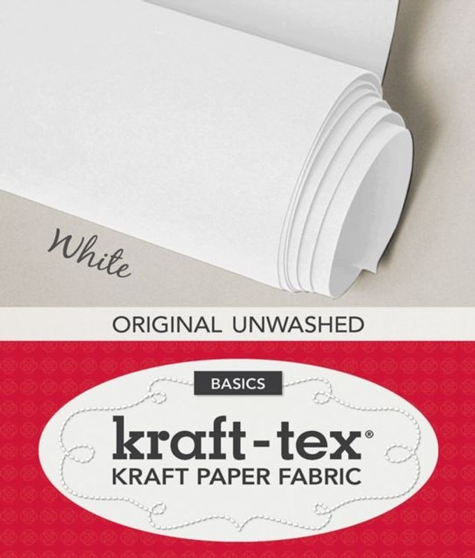 Kraft tex / Vaskbar papp -nesten hvit  2,5m