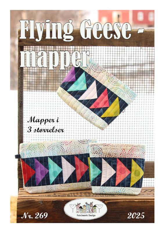 Flying Geese-mapper  I 3 str - mønster