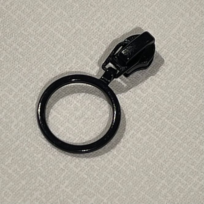 Hovedbilde Glider med ring  Svart - ...