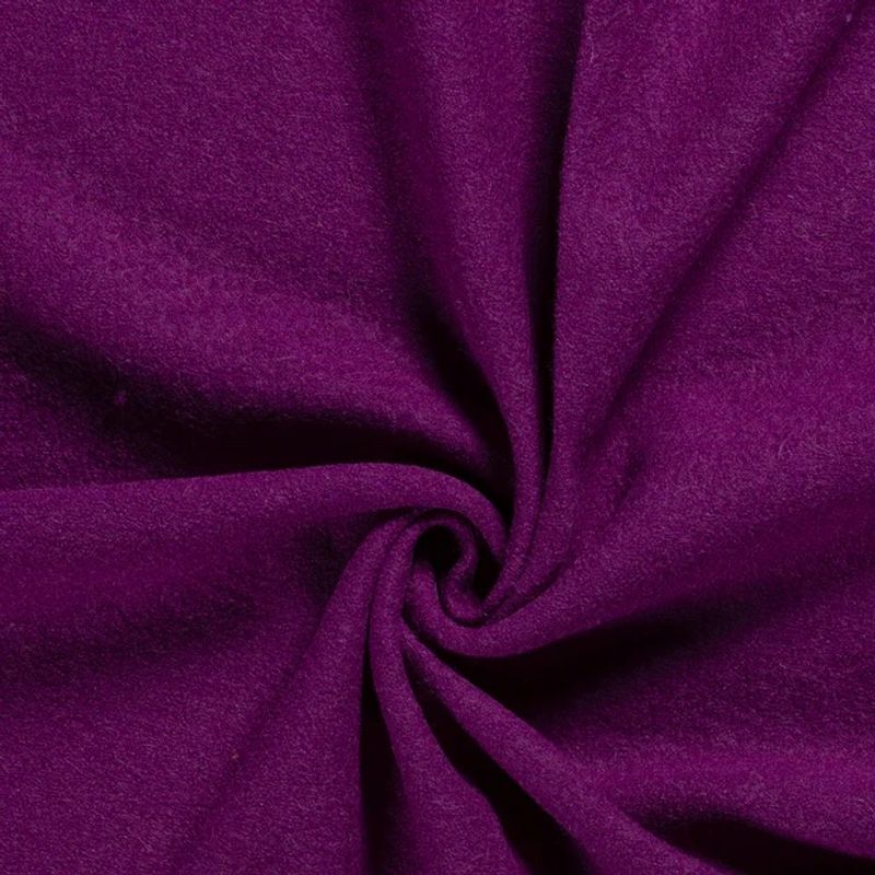Kokt ull - farge magenta