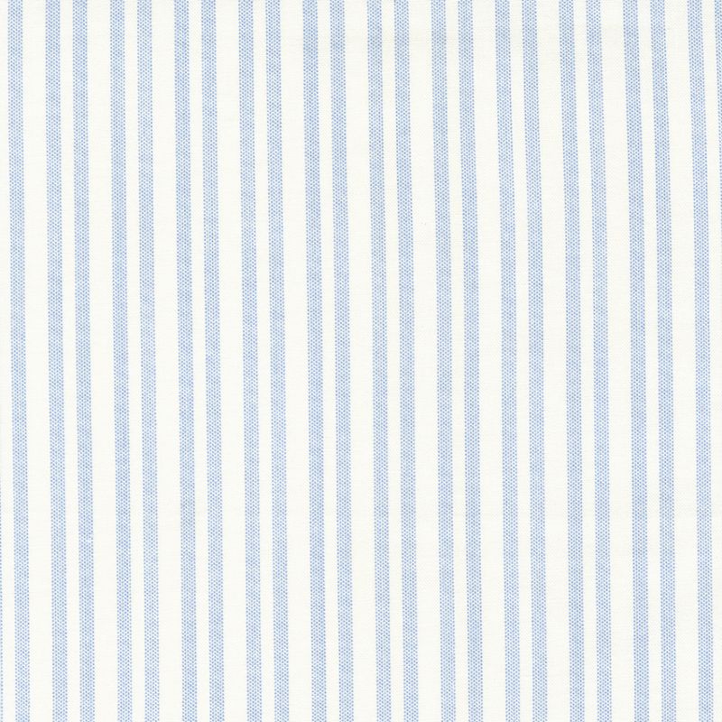 Doble blå striper på kremfarget bunn