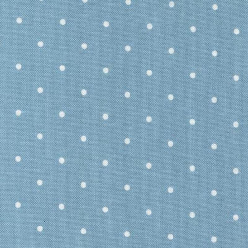 Magic dots - hvite prikker på blå bunn